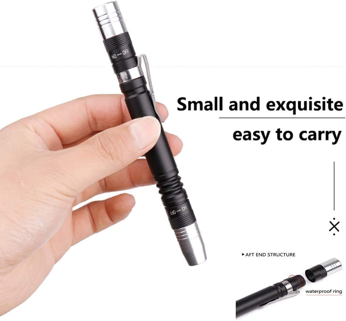 Mini UV Flashlight LED Lamp 395nm Blacklight Amber Blacklight Handheld Lamp 