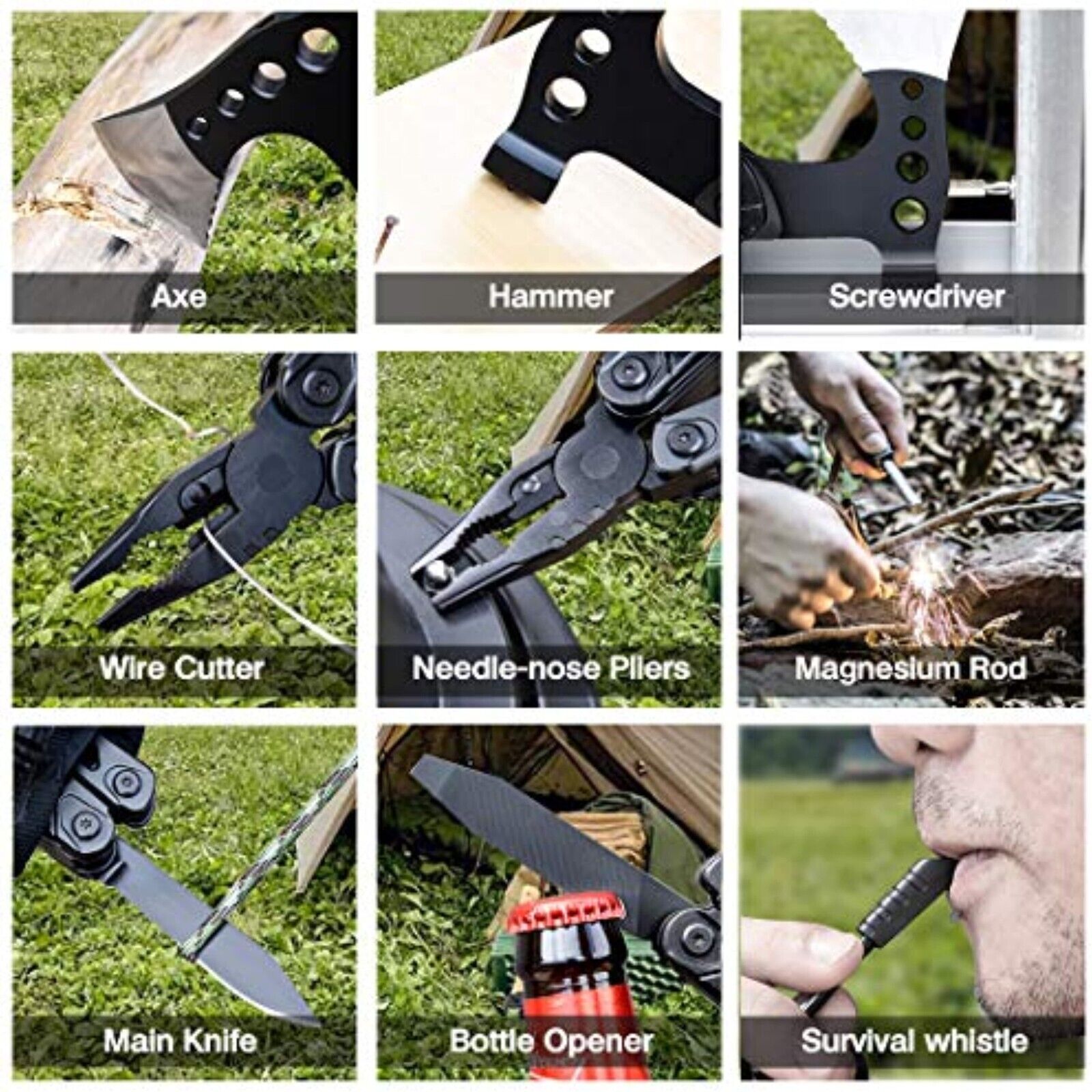 WayinTop Tool Gifts for Men, Pocket Tool Multi-Tool Hammer.