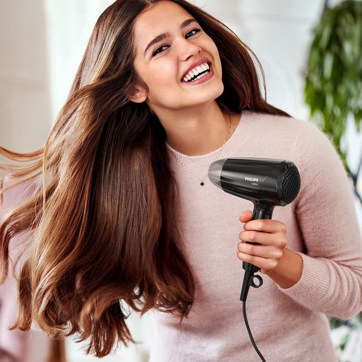 Philips Series BHC010 1200w Hairdryer EssentialCare Travel Hairdryer Foldable 