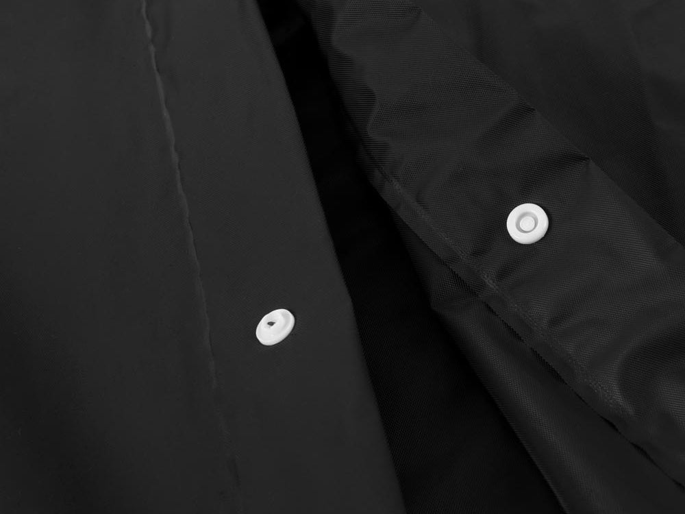 Regenmantel Unisex Wasserfest mit Kapuze Schwarz – Leichter Regenponcho Universal