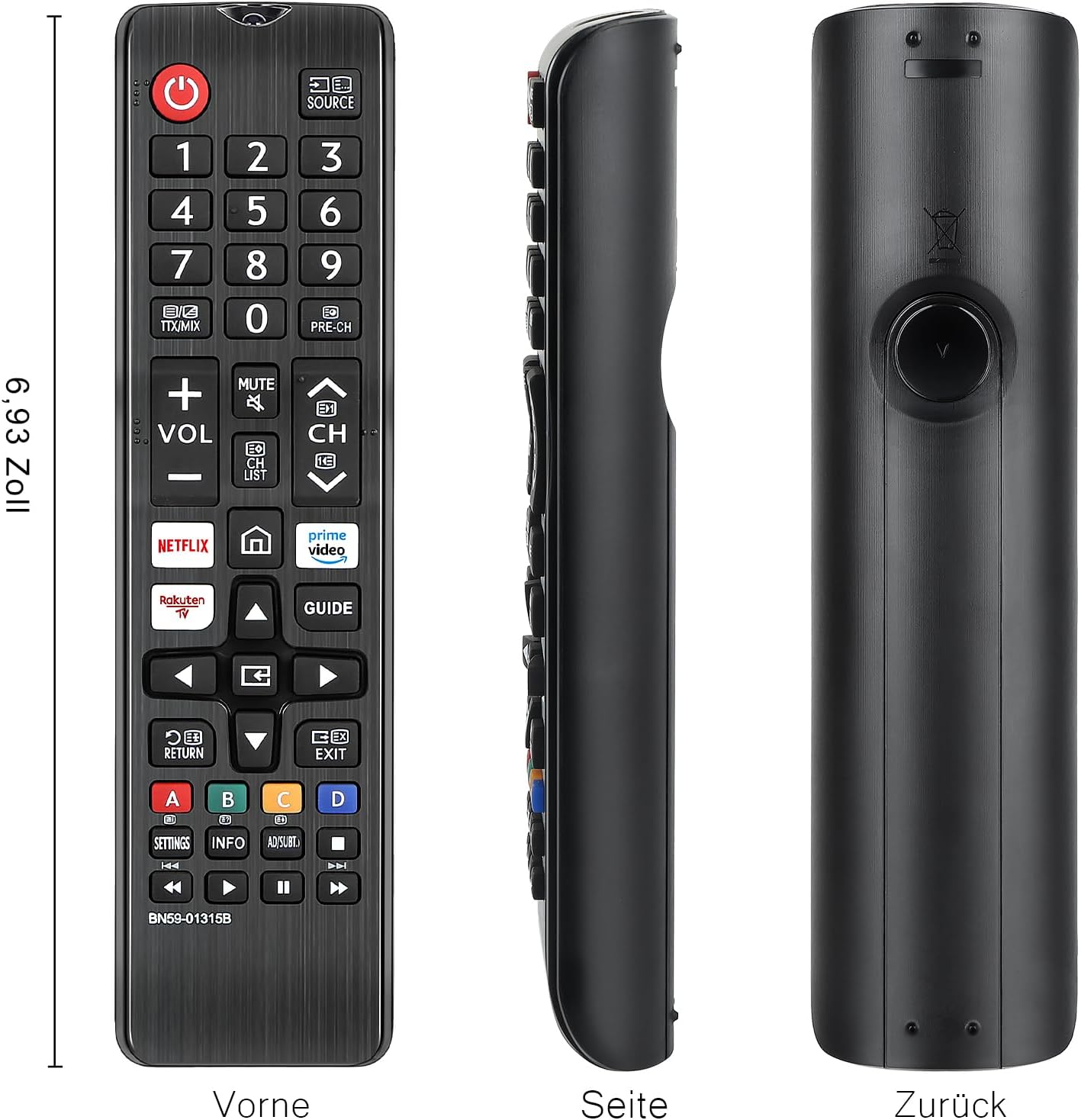 Replacement Universal Remote Control Suitable For All Samsung Smart TVs LED (New)