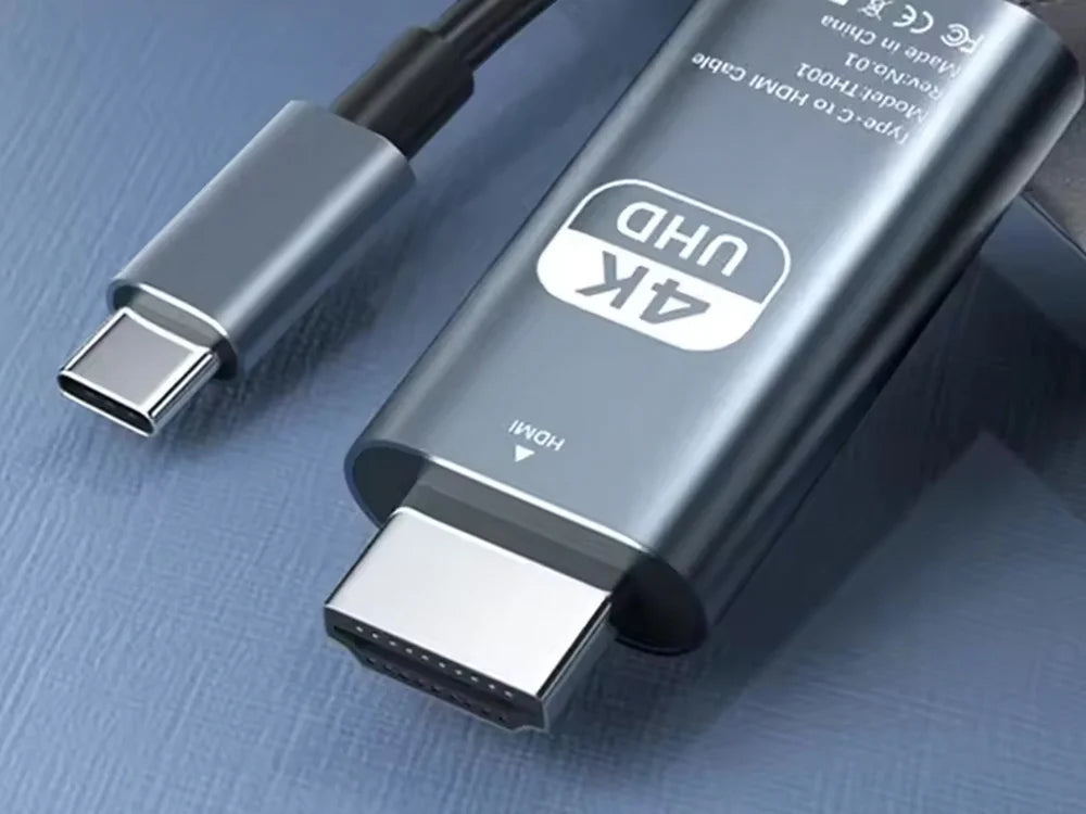 USB-C zu HDMI Kabel 4K UHD Typ C auf HDMI für Samsung Huawei Sony Xiaomi TV
