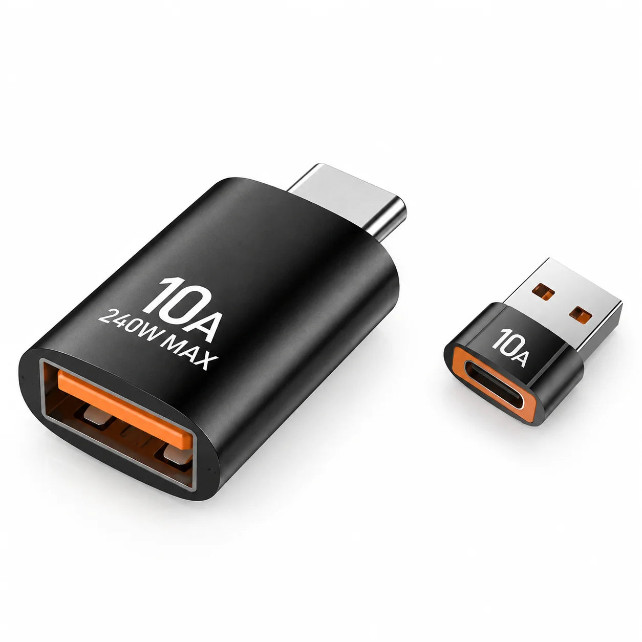 USB-C Adapter 2er Set – USB-C auf USB-A 3.0 & USB-A auf USB-C Konverter für Daten und Laden