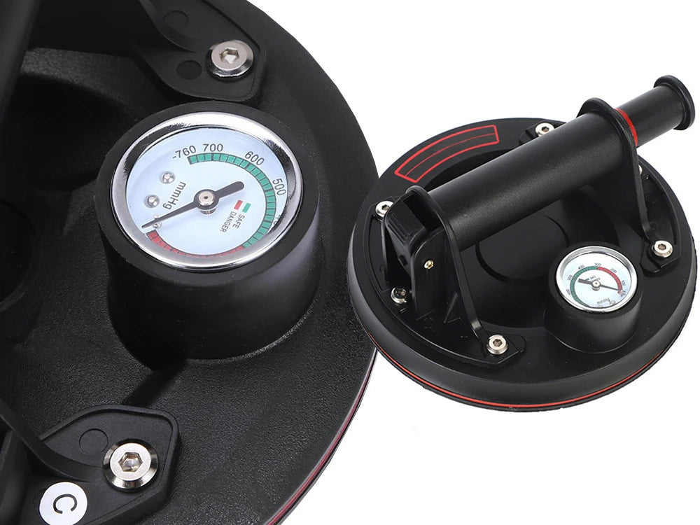Vakuumheber bis 200 kg mit Manometer & Pumpe – 20 cm Saugnapf für Fliesen, Glas und Steinplatten