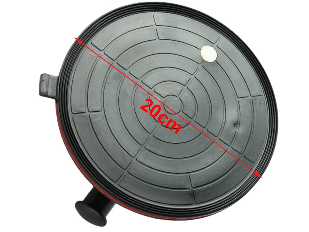 Vakuumheber bis 200 kg mit Manometer & Pumpe – 20 cm Saugnapf für Fliesen, Glas und Steinplatten