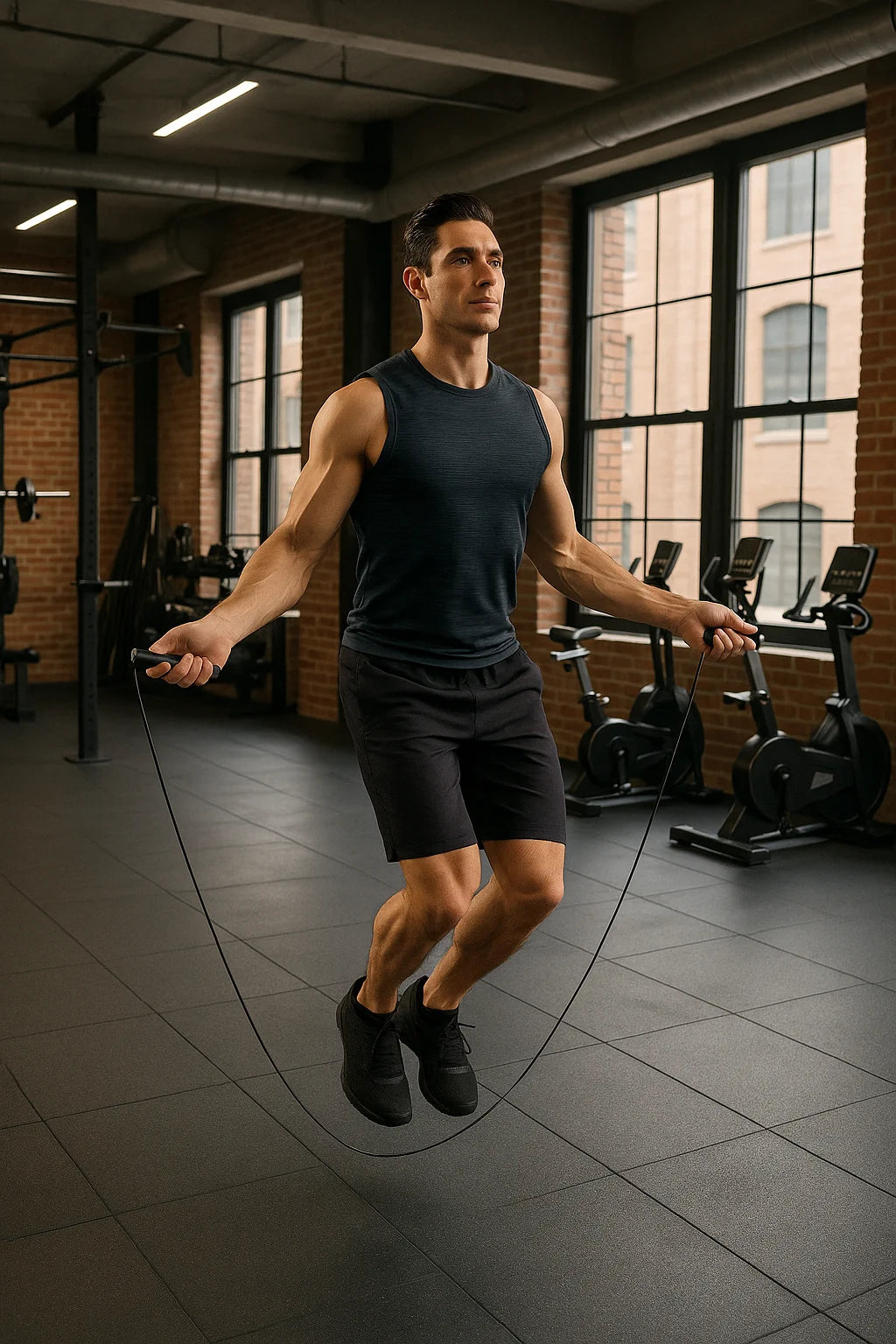 Verstellbares Fitness Springseil mit Kugellager – Crossfit Speed Rope