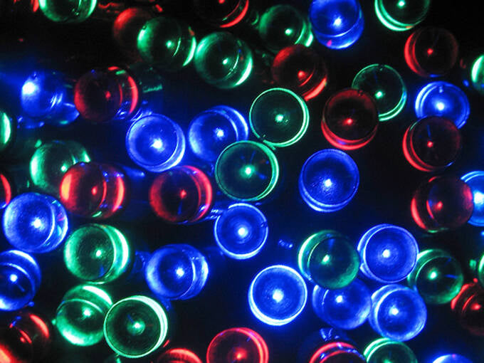 Multicolour Christmas Tree Lights 300 LED Indoor – 8 Lighting Modes 21m