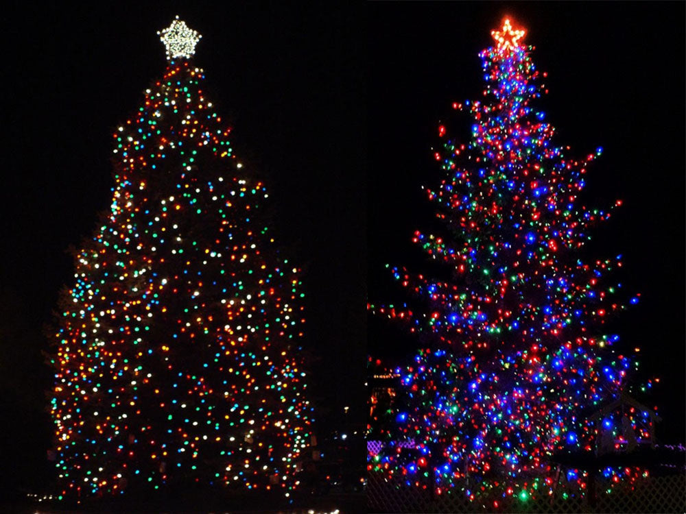 Multicolour Christmas Tree Lights 300 LED Indoor – 8 Lighting Modes 21m