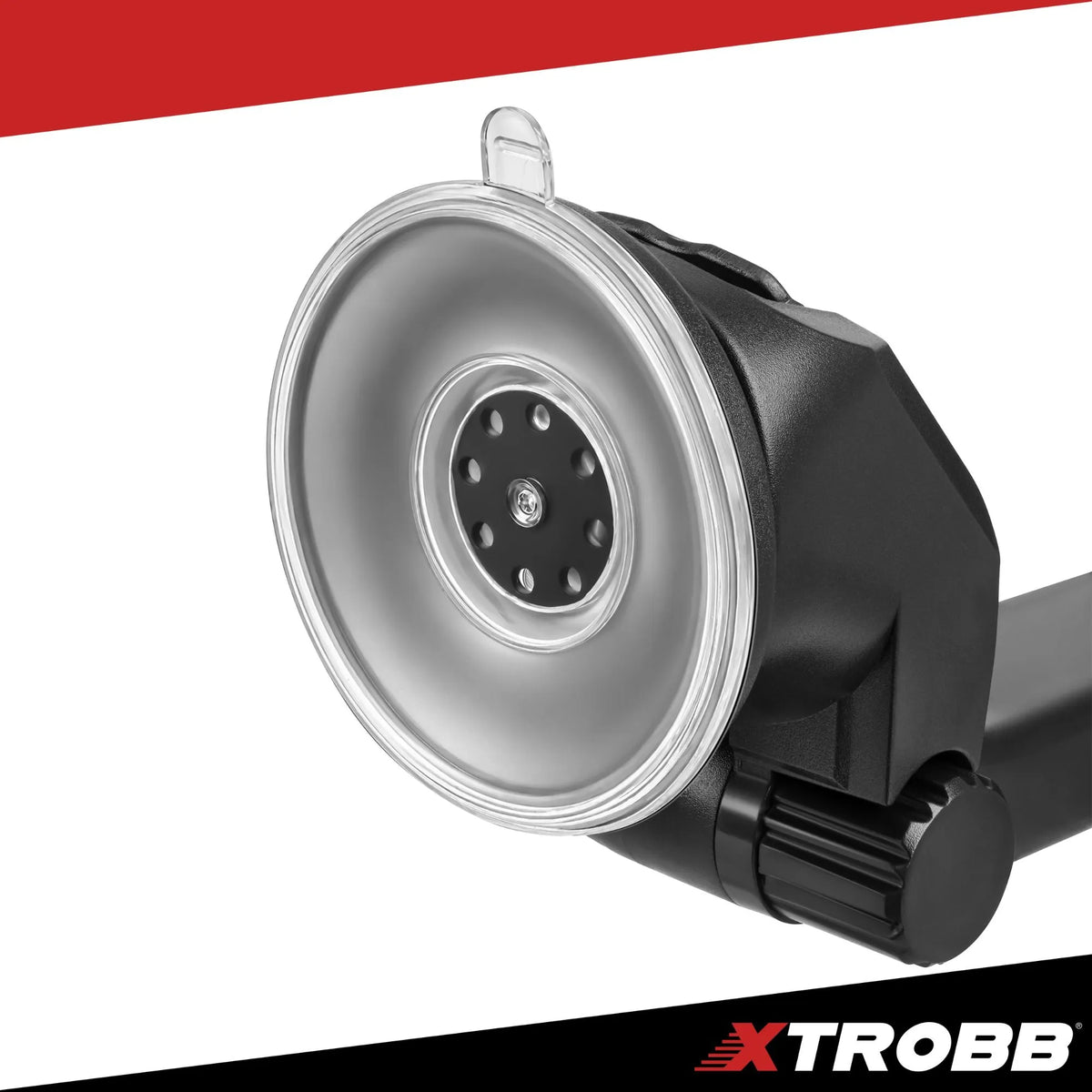 Xtrobb Handyhalterung fürs Auto mit Saugnapf – 360° Smartphone Halterung mit Teleskoparm 12–17 cm